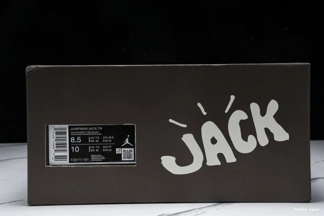 Rep Husky Red Jumpman TR Scott University Travis FZ8117-101 x Jordan Jack 0705